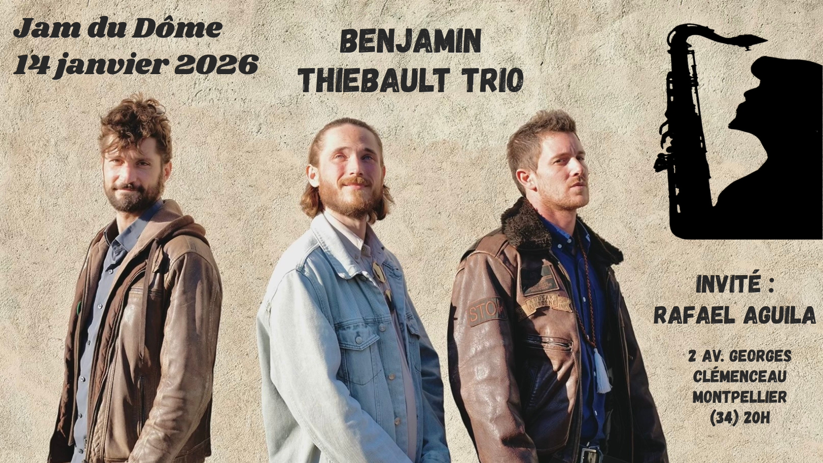 You are currently viewing Jam du Dôme : Benjamin Thiebault invite Rafael Aguila