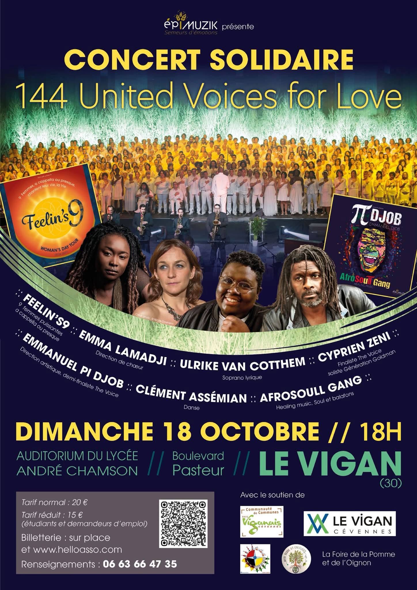 Vous consultez actuellement Concert 144 United Voices for Love